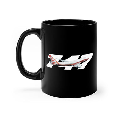 BOEING 747 DESIGNED MUG Printify